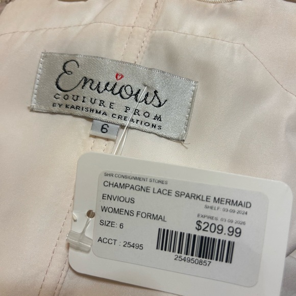 Elegant Lace Mermaid Gown - Picture 9 of 9